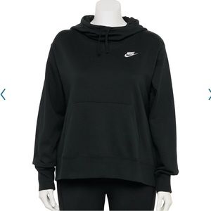 Black swoop neck Nike hoodie 3X